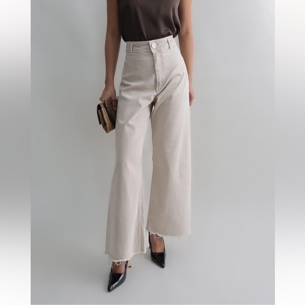 ZARA tan the marine straight pant